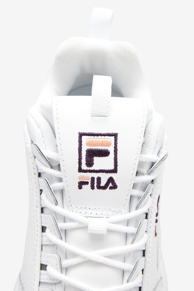 Tenis Fila Disruptor 2 Premium Sneakers Mujer Wht/Cado/Ggrp | 089236VZH