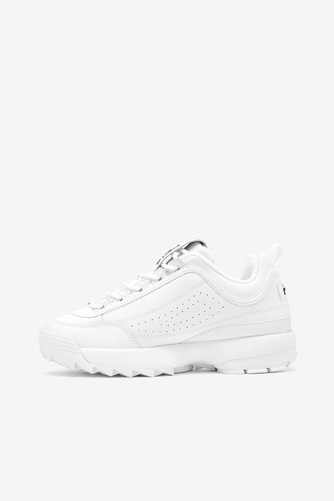 Tenis Fila Disruptor 2 Premium Sneakers Mujer Wht/Cado/Ggrp | 089236VZH