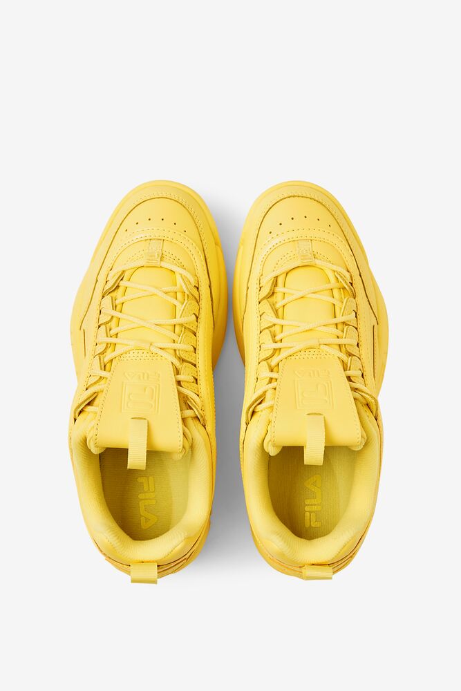 Tenis Fila Disruptor 2 Premium Sneakers Mujer 700 Goldfinch / Goldfinch / Goldfinch | 859714RFP