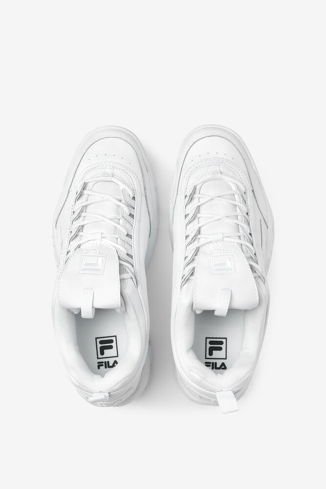 Tenis Fila Disruptor 2 Premium Sneakers Hombre Blancas Blancas Blancas | 173680FJM