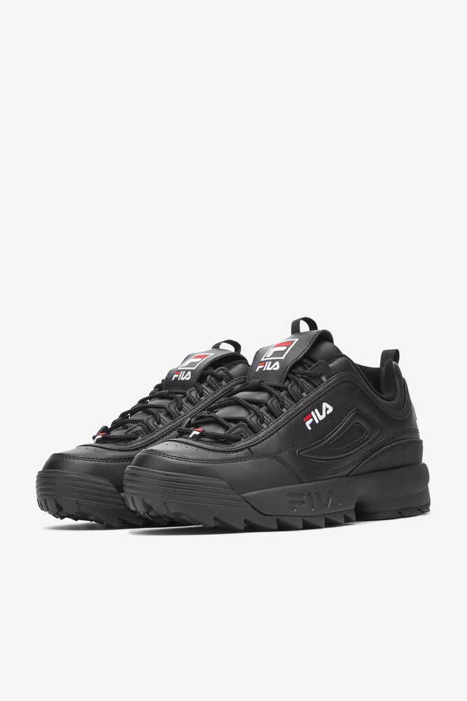 Tenis Fila Disruptor 2 Premium Sneakers Hombre Negras Blancas Negras | 143798JZI