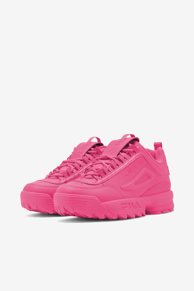 Tenis Fila Disruptor 2 Premium Sneakers Mujer Rosas Rosas Rosas | 265491ETM