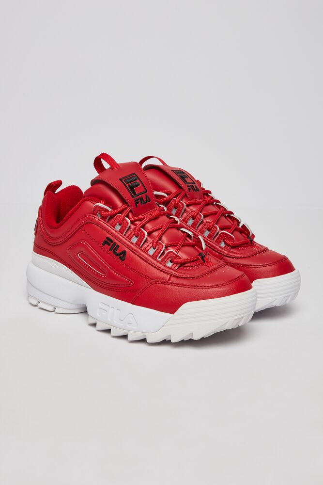 Tenis Fila Disruptor 2 Premium Sneakers Mujer Fred/Blk/Wht | 502841XGP