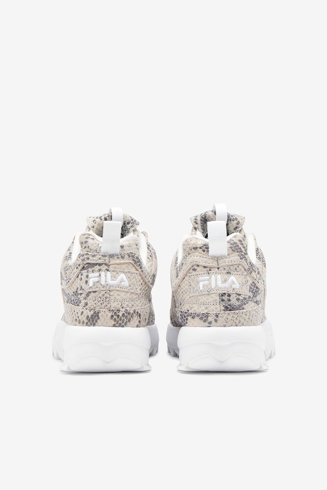 Tenis Fila Disruptor 2 Snake Sneakers Mujer Blancas Blancas | 105439GBH