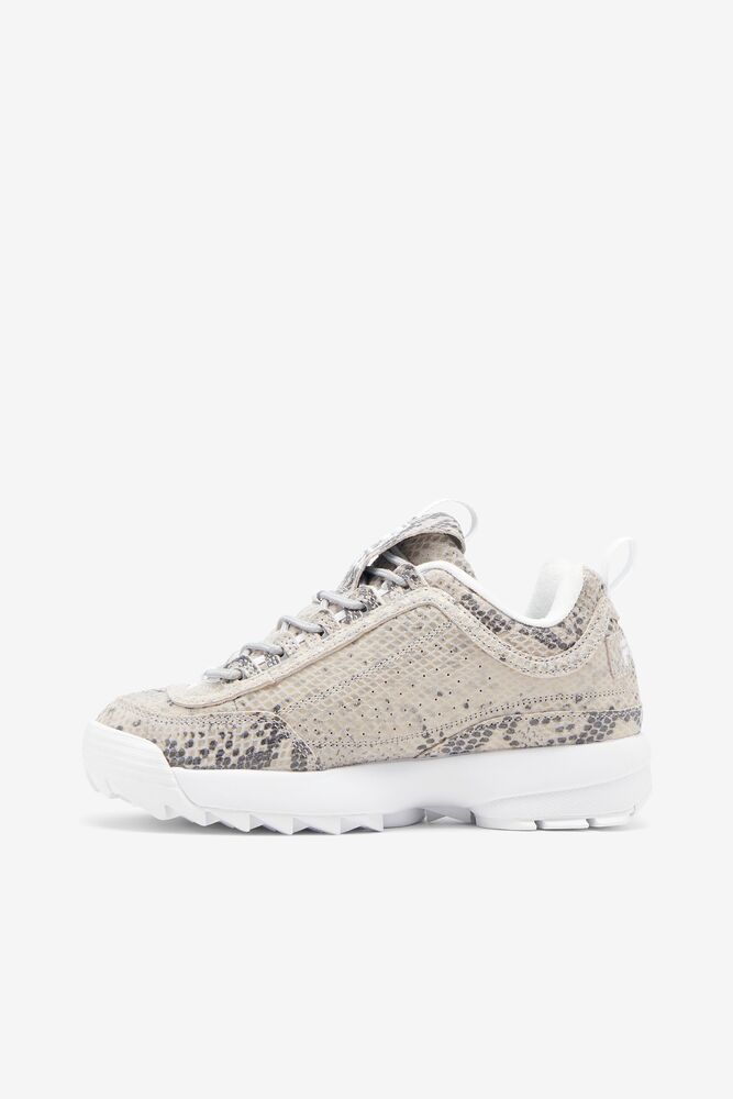 Tenis Fila Disruptor 2 Snake Sneakers Mujer Blancas Blancas | 105439GBH