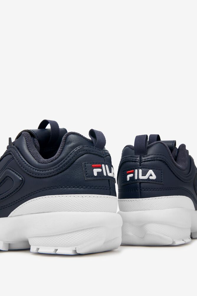 Tenis Fila Disruptor 2 Sneakers Unisex Azul Marino Blancas Rojas | 926753PWO