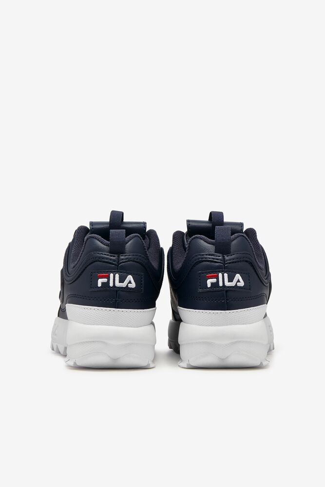 Tenis Fila Disruptor 2 Sneakers Unisex Azul Marino Blancas Rojas | 926753PWO