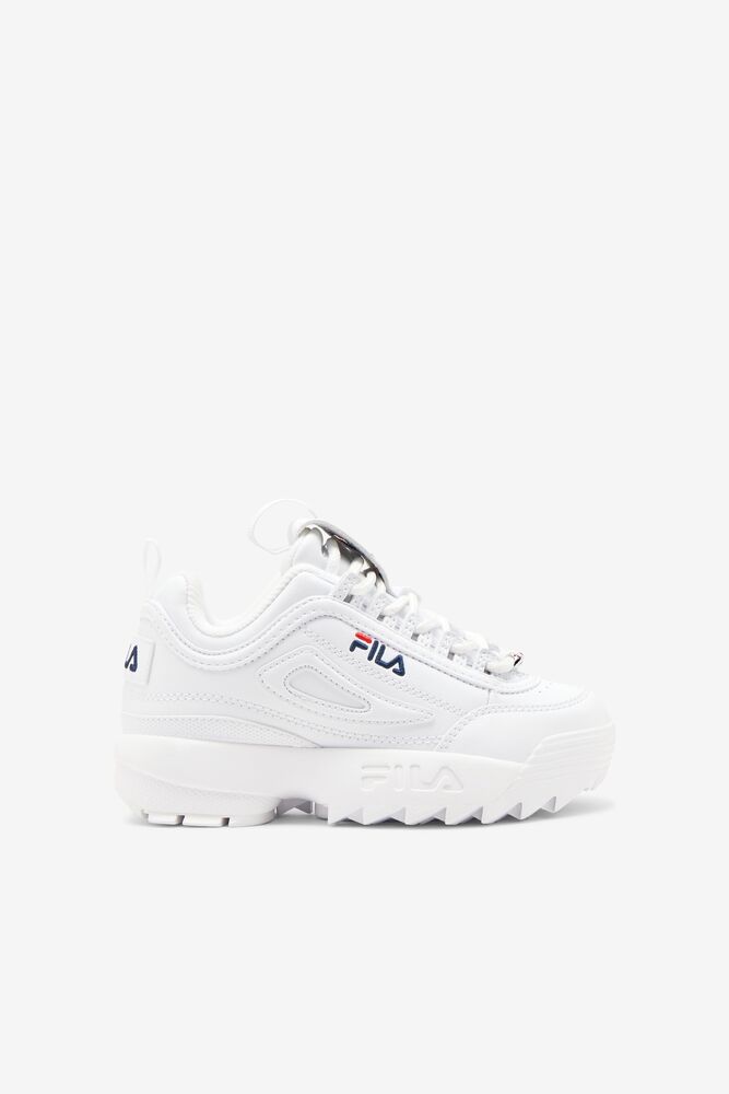 Tenis Fila Disruptor 2 Sneakers Unisex Blancas Rojas | 306412YVA