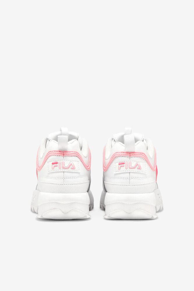 Tenis Fila Disruptor 2 Sneakers Unisex Blancas Rosas | 987631ERX