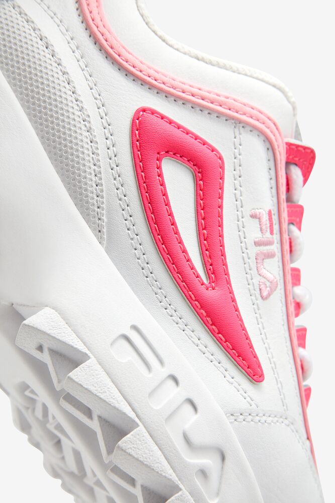 Tenis Fila Disruptor 2 Sneakers Unisex Blancas Rosas | 987631ERX