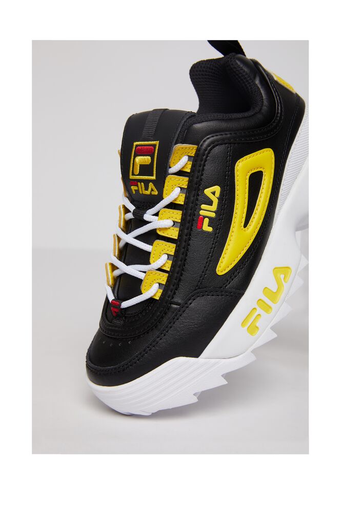 Tenis Fila Disruptor 2 Sneakers Unisex Blk/Lemo/Wht | 350182MNZ