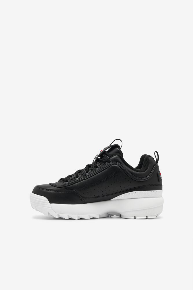 Tenis Fila Disruptor 2 Sneakers Unisex Negras Blancas Rojas | 821456TBG