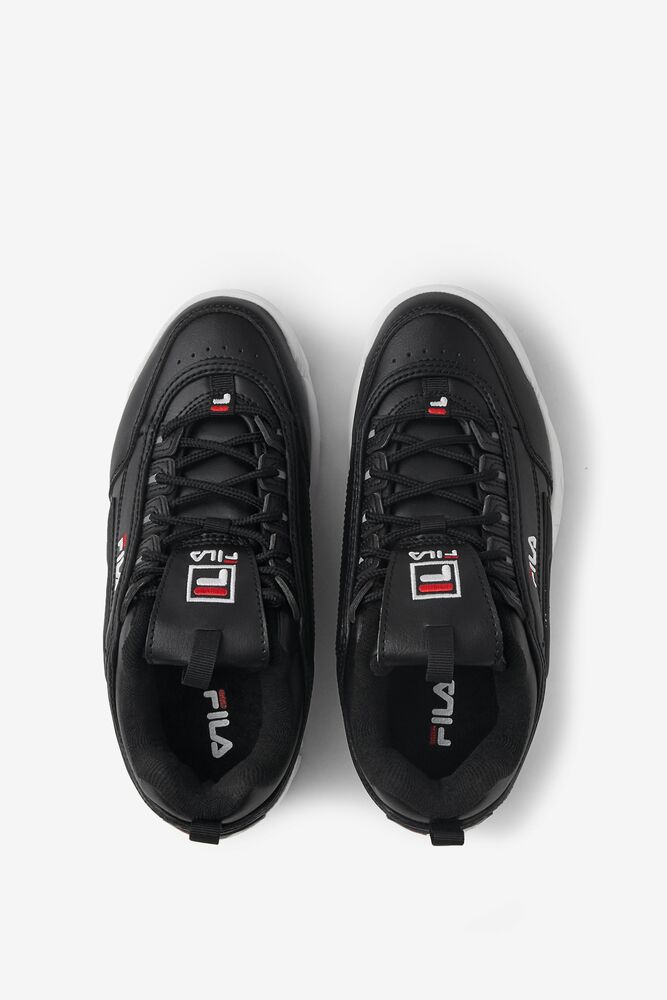 Tenis Fila Disruptor 2 Sneakers Unisex Negras Blancas Rojas | 821456TBG