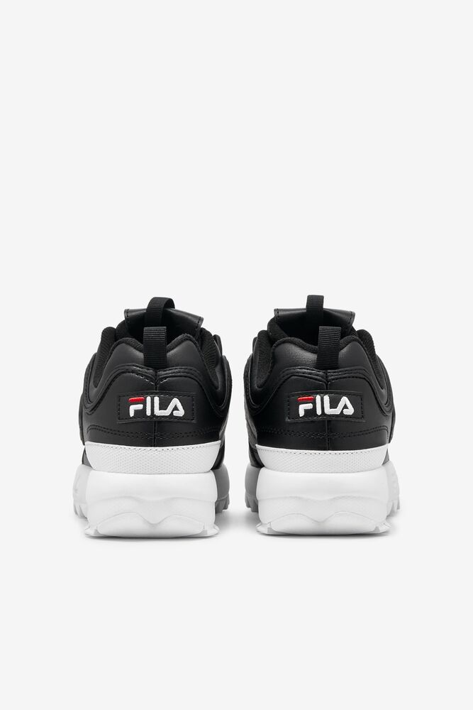 Tenis Fila Disruptor 2 Sneakers Unisex Negras Blancas Rojas | 821456TBG