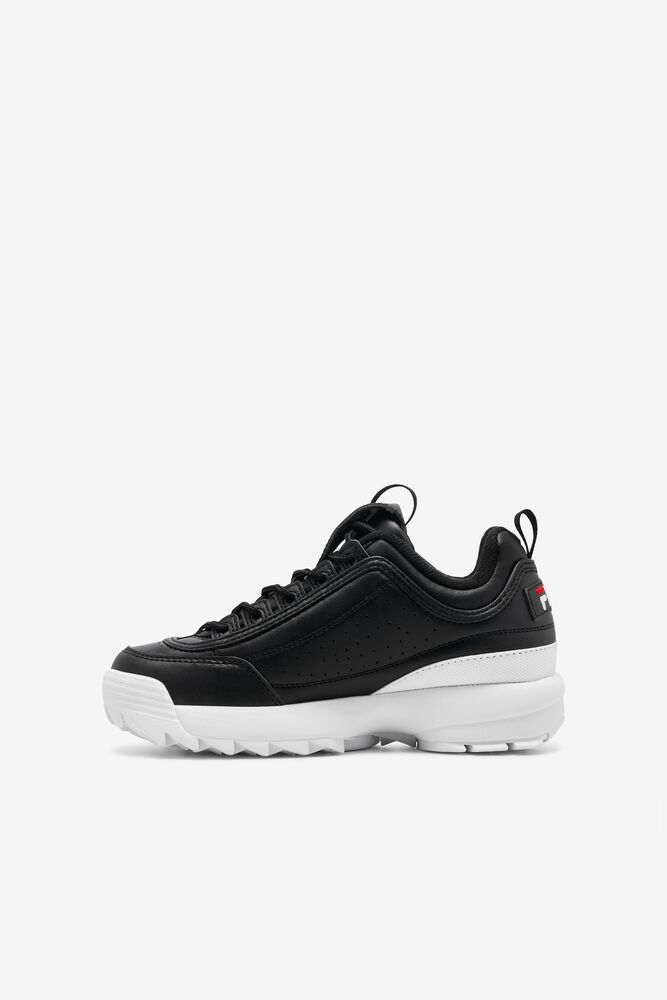 Tenis Fila Disruptor 2 Sneakers Unisex Negras Blancas Rojas | 946350BGZ