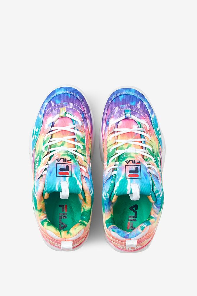 Tenis Fila Disruptor 2 Tie Dye Sneakers Mujer Mult/Wht/Wht | 168934QVG