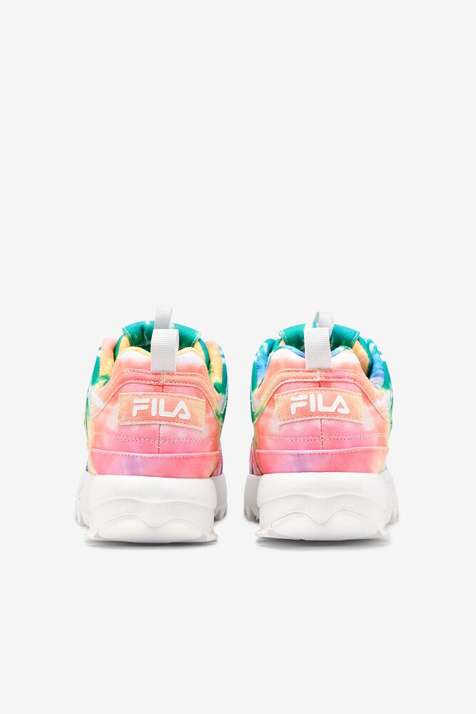 Tenis Fila Disruptor 2 Tie Dye Sneakers Mujer Mult/Wht/Wht | 168934QVG