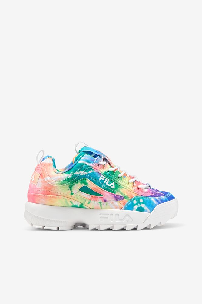 Tenis Fila Disruptor 2 Tie Dye Sneakers Mujer Mult/Wht/Wht | 168934QVG