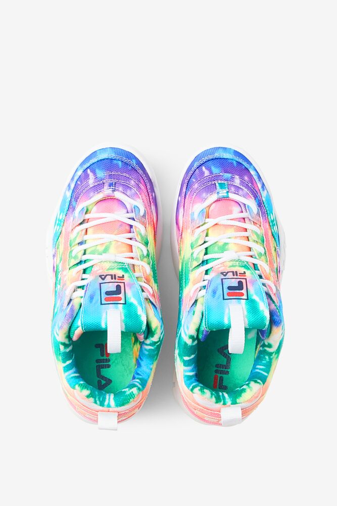 Tenis Fila Disruptor 2 Tie Dye Sneakers Unisex Blancas Blancas | 075862UKT