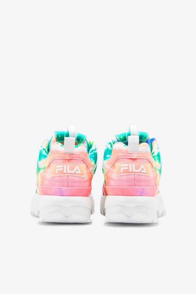 Tenis Fila Disruptor 2 Tie Dye Sneakers Unisex Blancas Blancas | 075862UKT