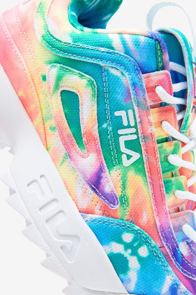 Tenis Fila Disruptor 2 Tie Dye Sneakers Unisex Blancas Blancas | 075862UKT