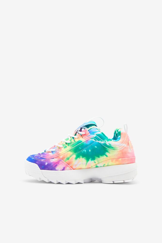 Tenis Fila Disruptor 2 Tie Dye Sneakers Unisex Blancas Blancas | 075862UKT