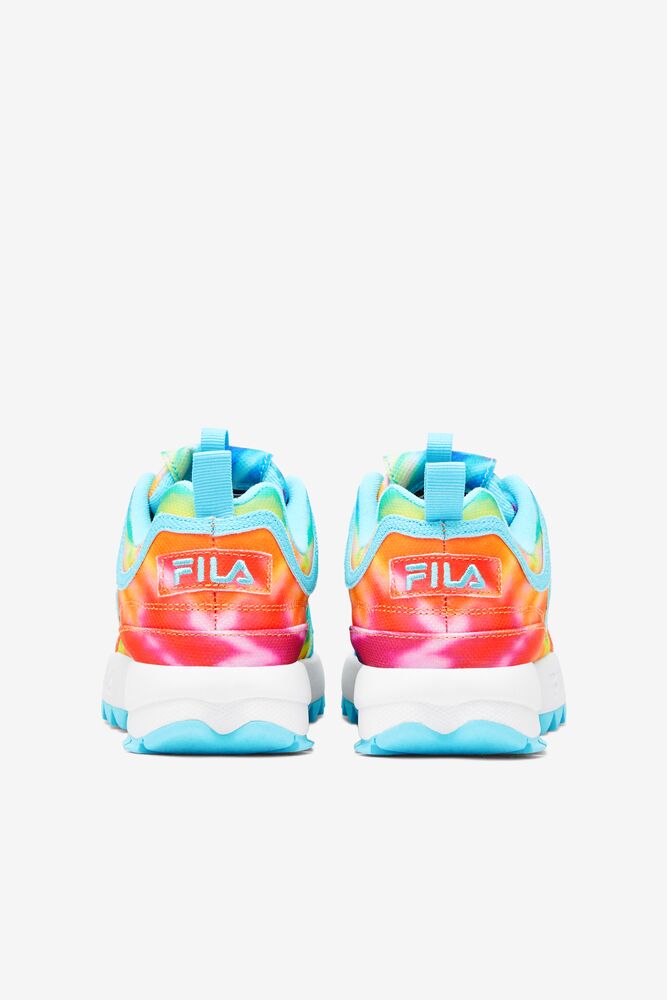 Tenis Fila Disruptor 2 Tie Dye Sneakers Unisex Azules Blancas | 531406WRJ