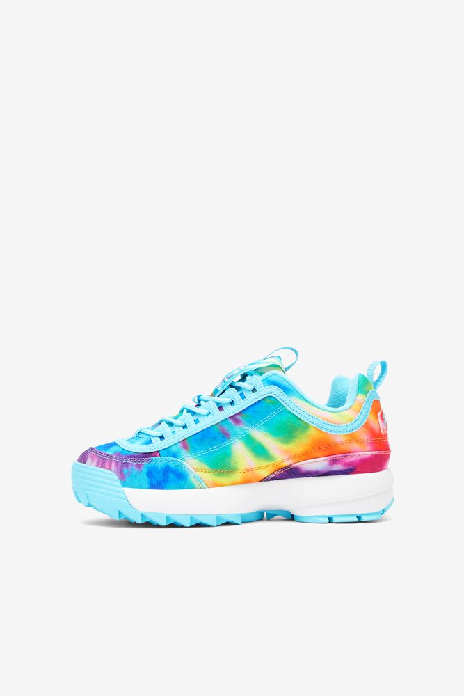 Tenis Fila Disruptor 2 Tie Dye Sneakers Unisex Azules Blancas | 354867CLJ