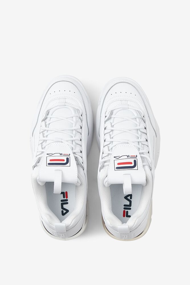 Tenis Fila Disruptor 2a Chrome Sneakers Mujer Blancas Azul Marino Rojas | 198027QSL