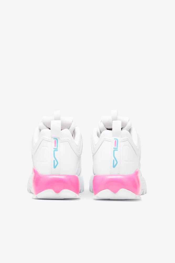 Tenis Fila Disruptor 2a Sneakers Unisex Blancas Rosas Azules | 420169CGN