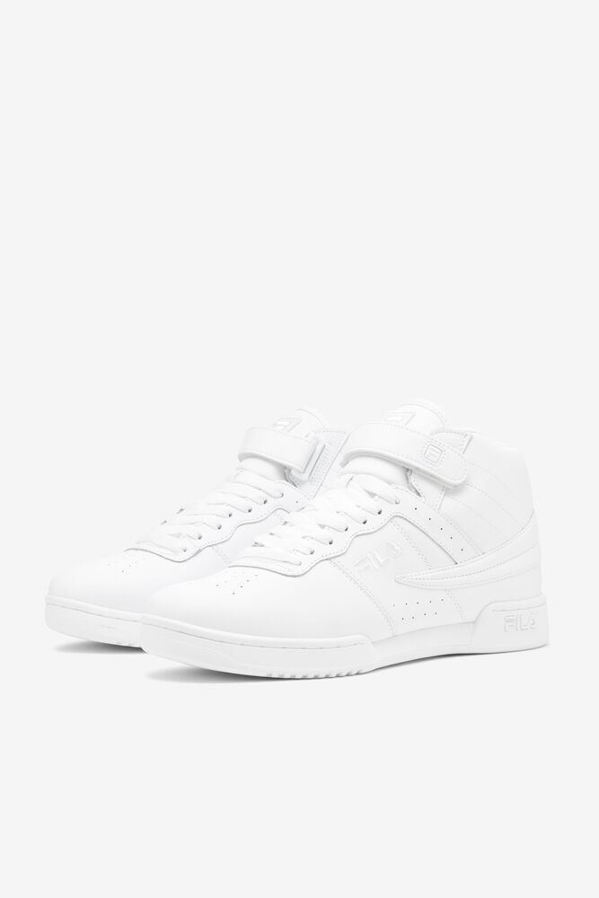 Tenis Fila F-13 Sneakers Hombre Blancas | 759634GLH