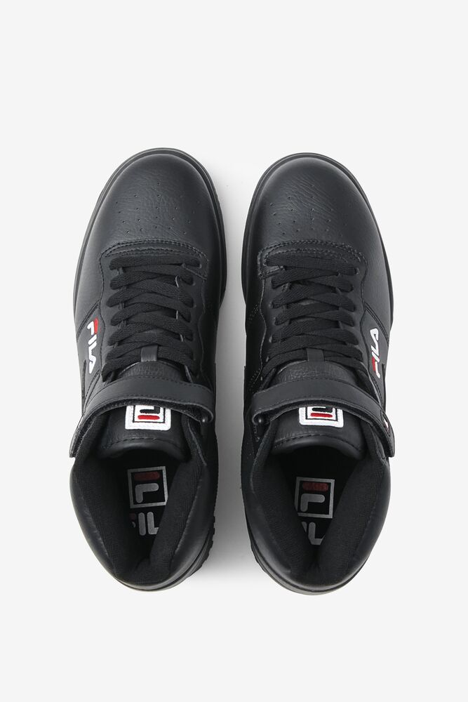 Tenis Fila F-13 Sneakers Hombre Negras Blancas Rojas | 376402CNG