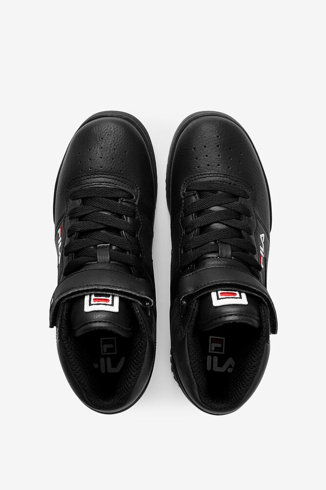 Tenis Fila F-13 Sneakers Unisex Negras Blancas Rojas | 068139UFP