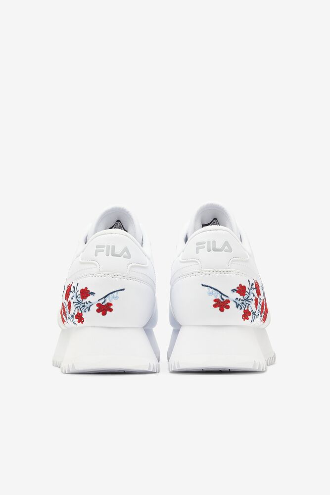 Tenis Fila Fila Orbit Flower Sneakers Mujer Blancas Blancas Blancas | 023749SDN