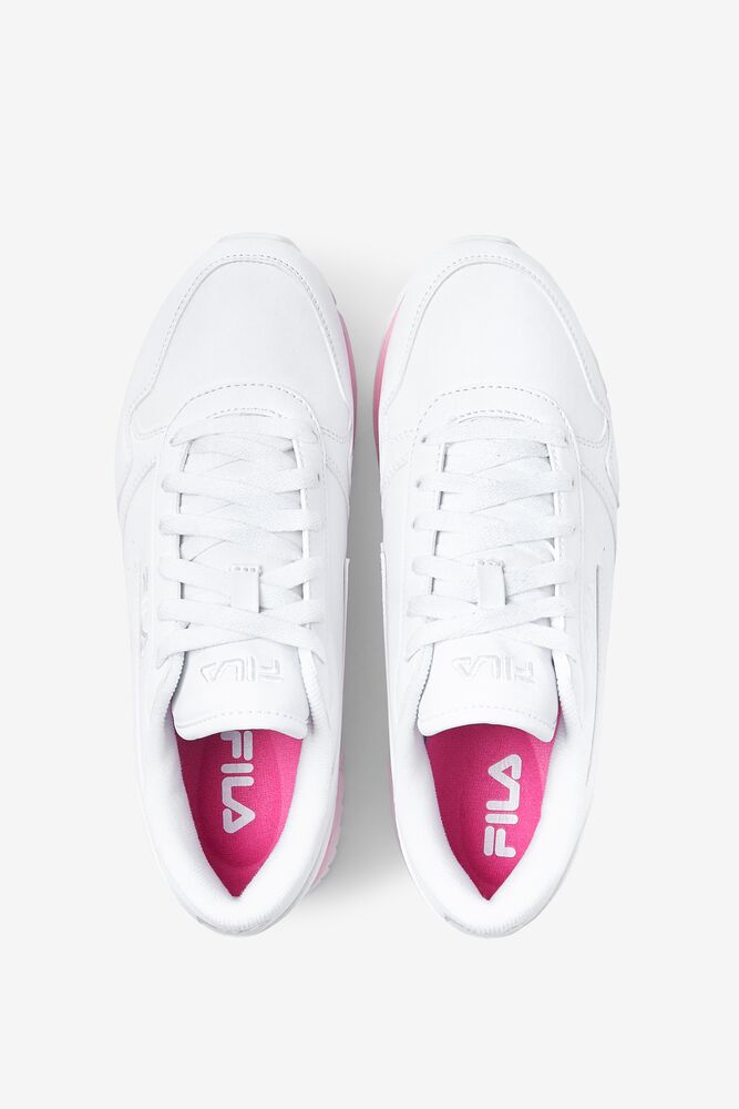 Tenis Fila Fila Orbit Stripe Sneakers Mujer Blancas Rosas Rosas | 694783CPG