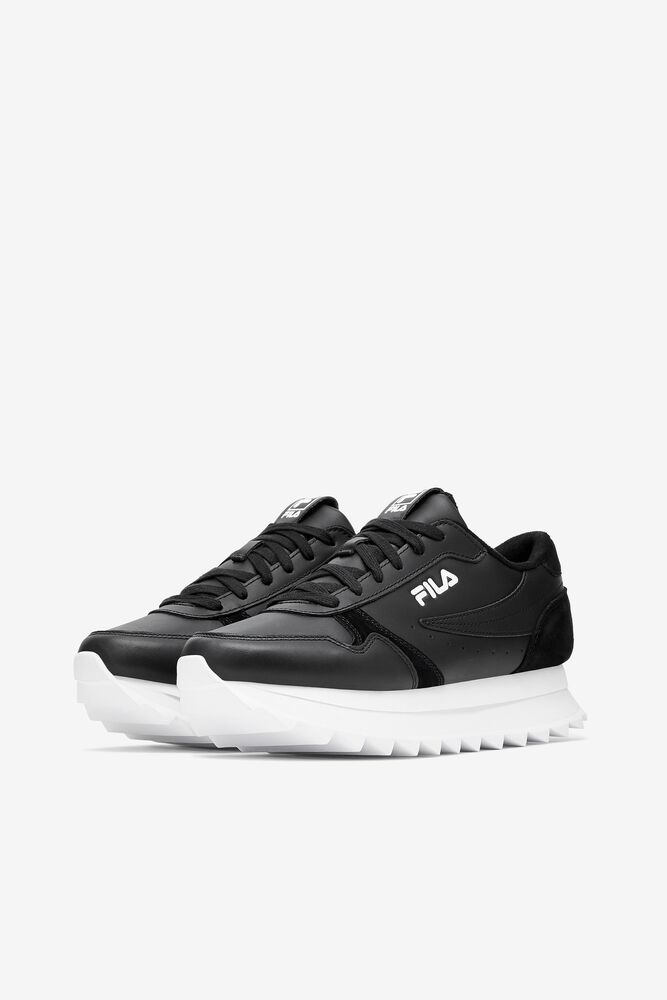 Tenis Fila Fila Orbit Zero Sneakers Mujer Negras Negras Blancas | 064597UPD