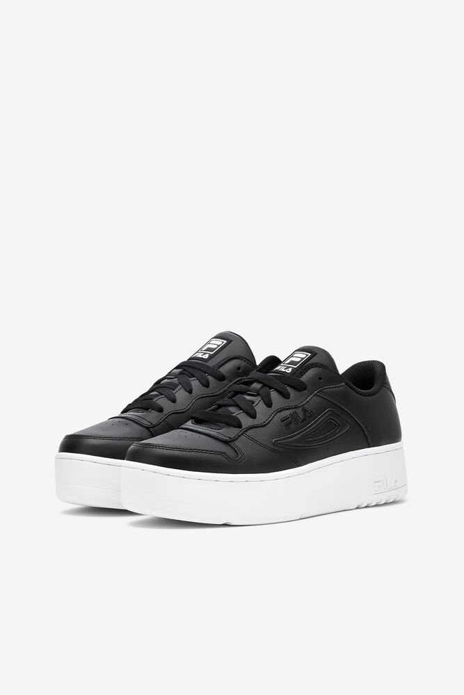 Tenis Fila Fx-115 Dsx Sneakers Mujer Negras Negras Blancas | 857426MBD