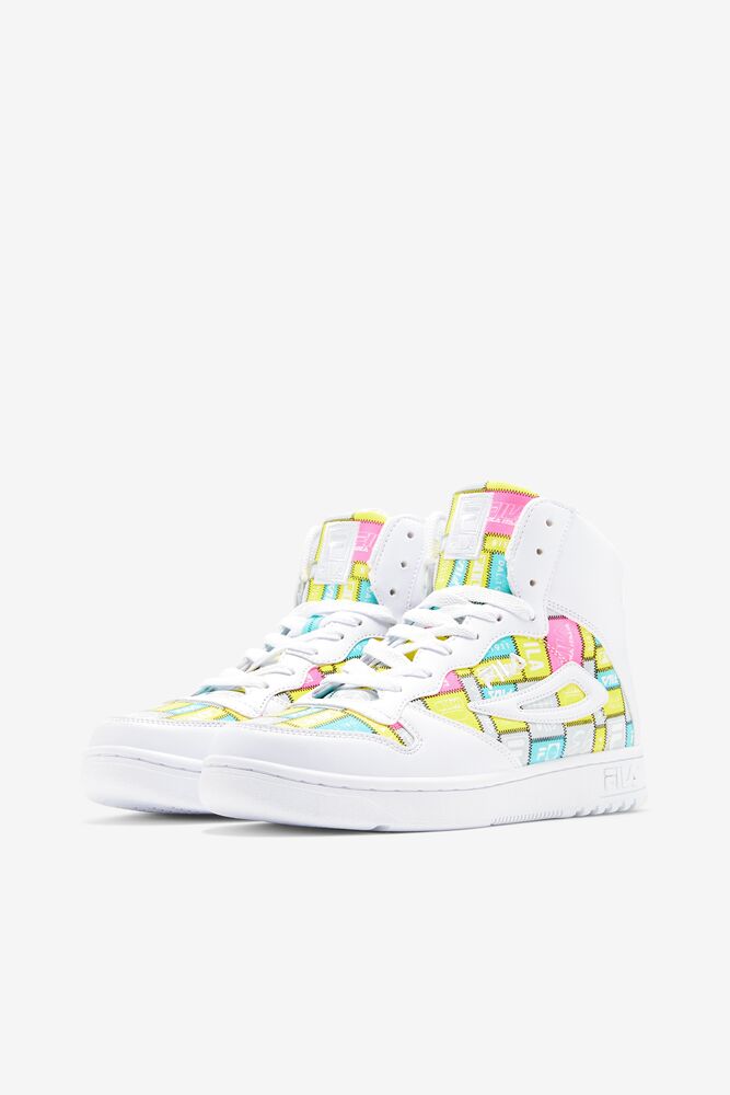 Tenis Fila Fx-dsx Mid Patchwork Sneakers Mujer Blancas | 079621AQM