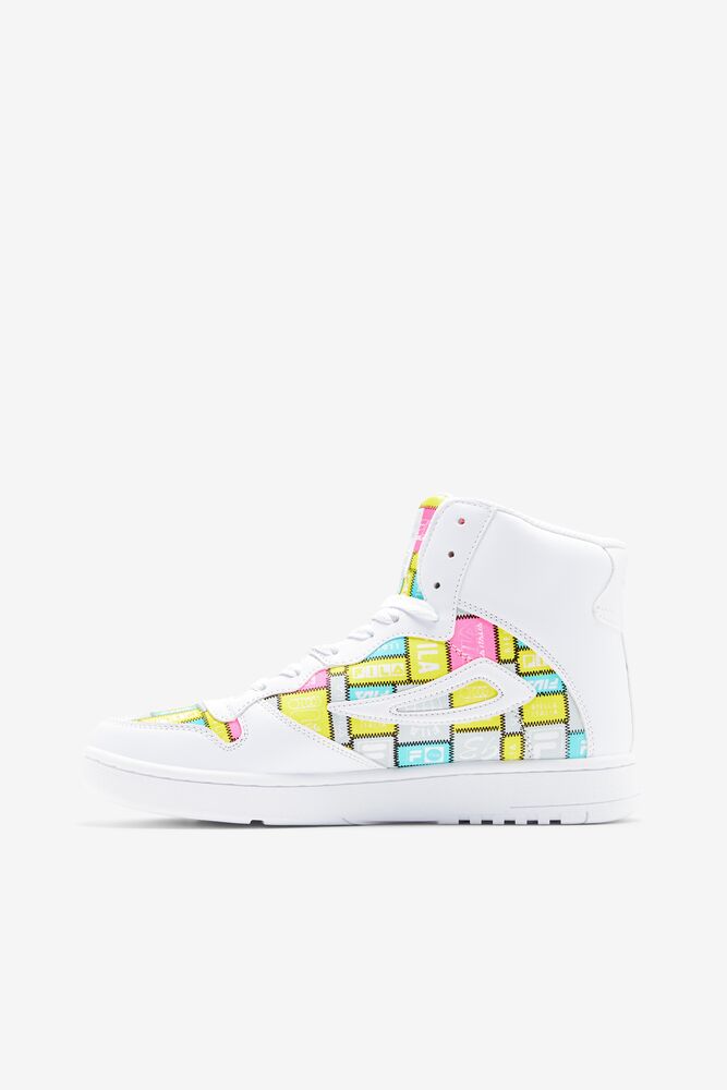 Tenis Fila Fx-dsx Mid Patchwork Sneakers Mujer Blancas | 079621AQM