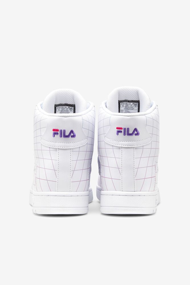 Tenis Fila Fx-dsx Mid Sneakers Mujer Blancas Moradas | 523194WZD