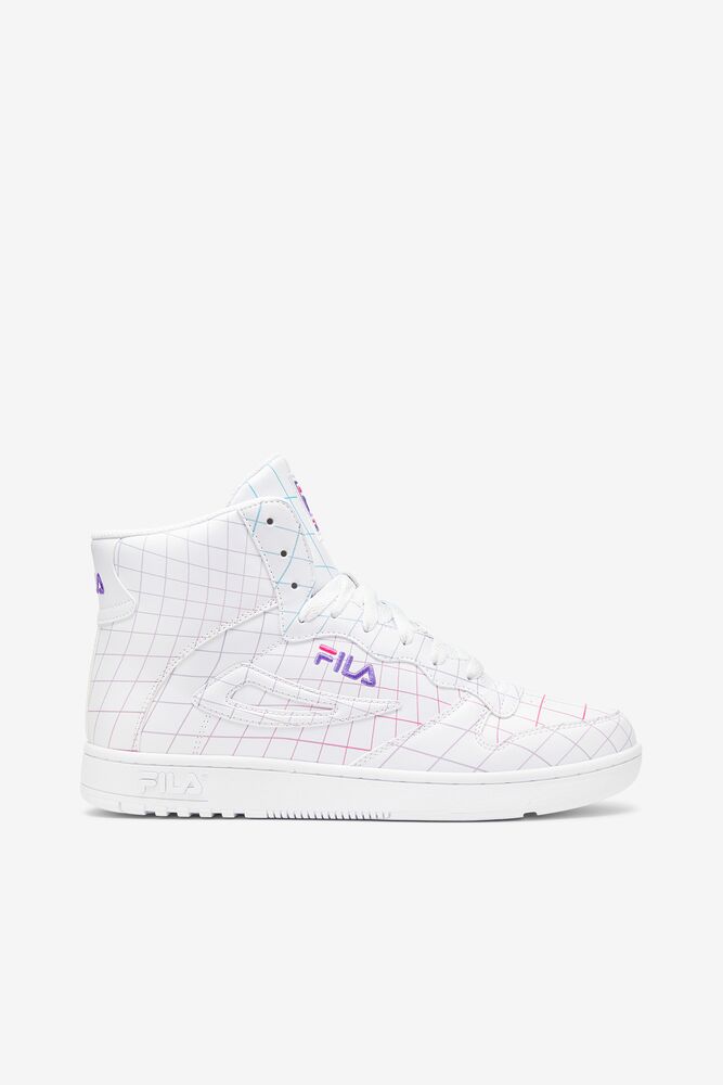 Tenis Fila Fx-dsx Mid Sneakers Mujer Blancas Moradas | 523194WZD