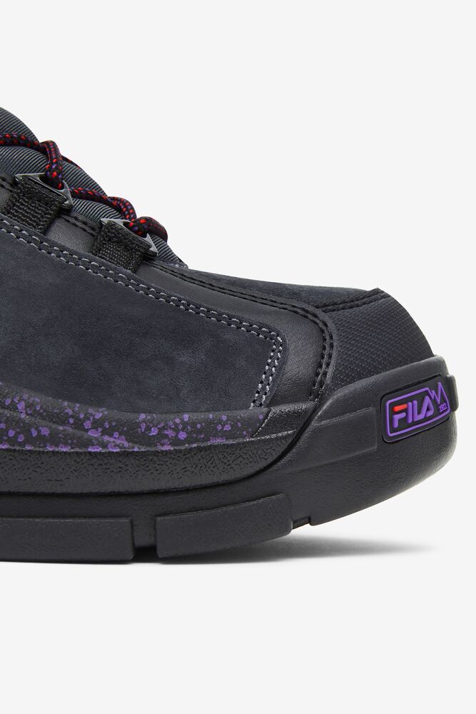 Tenis Fila Grant Hill 2 Outdoor Sneakers Hombre Negras Moradas | 518406WTK