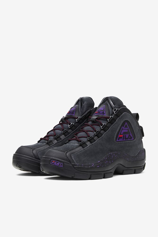 Tenis Fila Grant Hill 2 Outdoor Sneakers Hombre Negras Moradas | 518406WTK