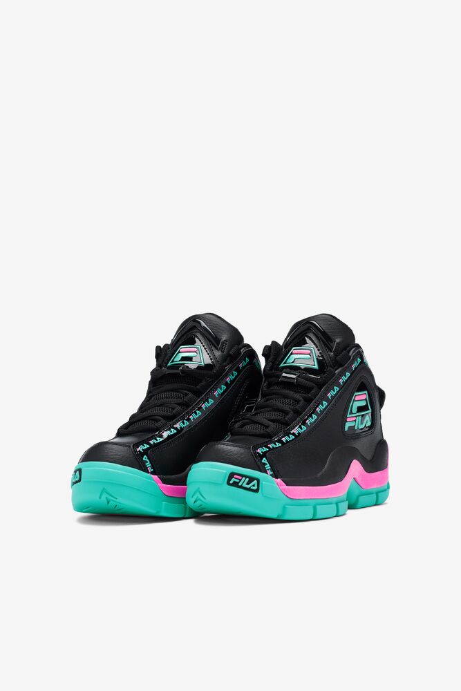 Tenis Fila Grant Hill 2 Repeat Sneakers Unisex Negras | 317650BXY