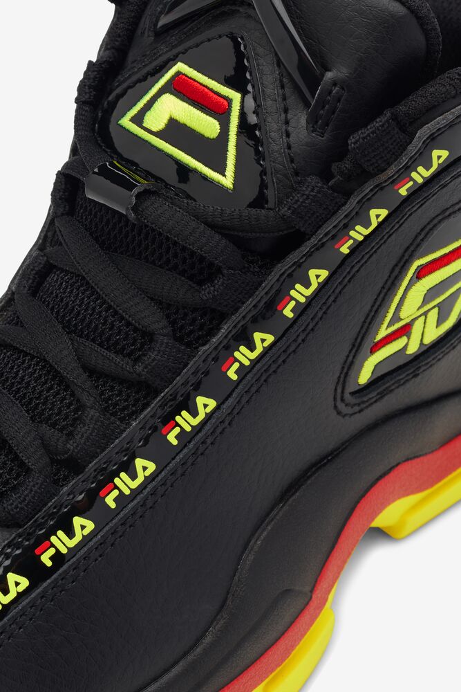 Tenis Fila Grant Hill 2 Repeat Sneakers Unisex Negras Amarillo Rojas | 570189NXT