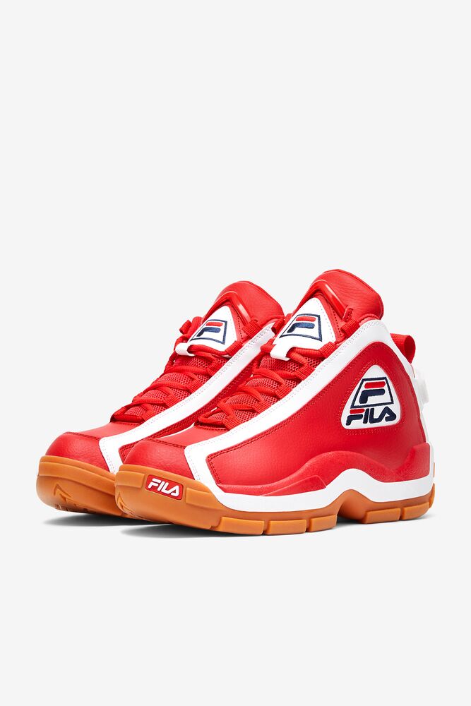 Tenis Fila Grant Hill 2 Sneakers Hombre Rojas Blancas | 578306IKF