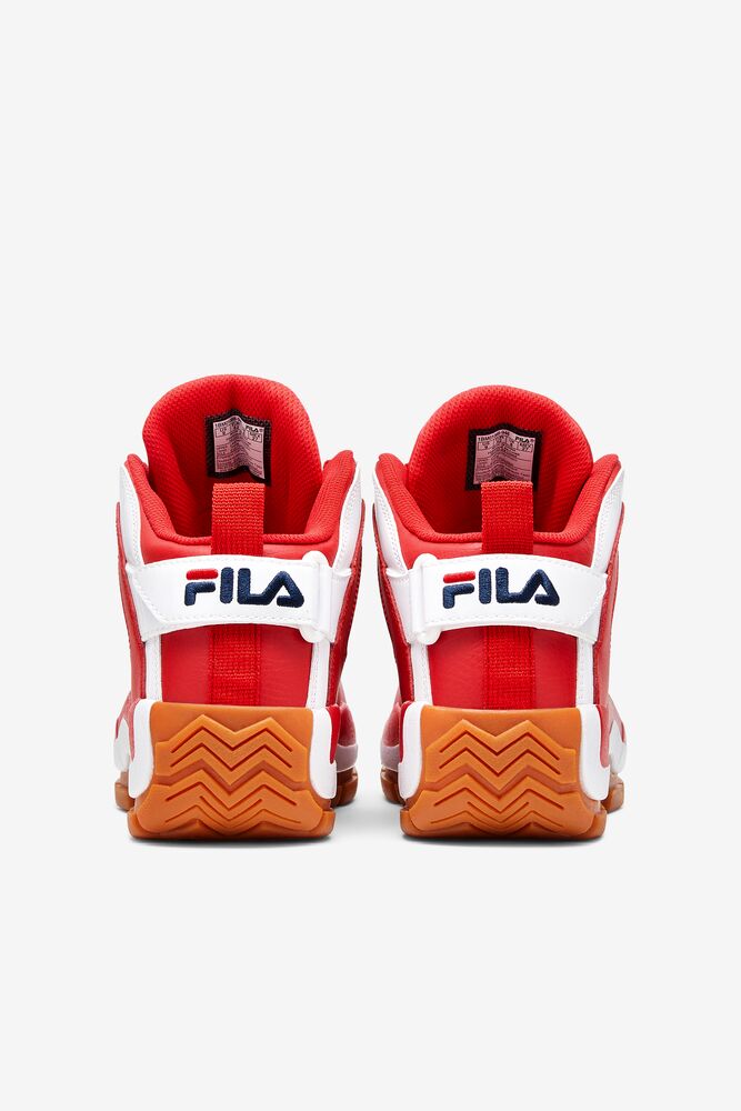 Tenis Fila Grant Hill 2 Sneakers Hombre Rojas Blancas | 578306IKF