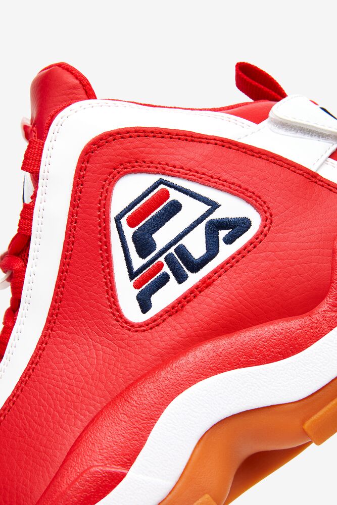 Tenis Fila Grant Hill 2 Sneakers Hombre Rojas Blancas | 578306IKF