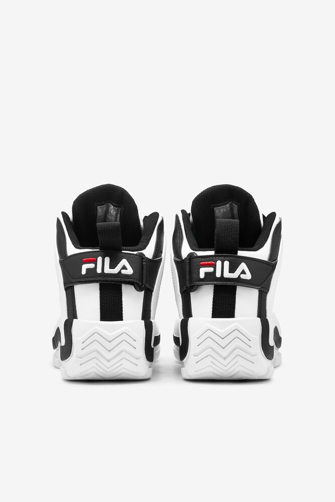 Tenis Fila Grant Hill 2 Sneakers Hombre Blancas Negras Rojas | 342791QZO