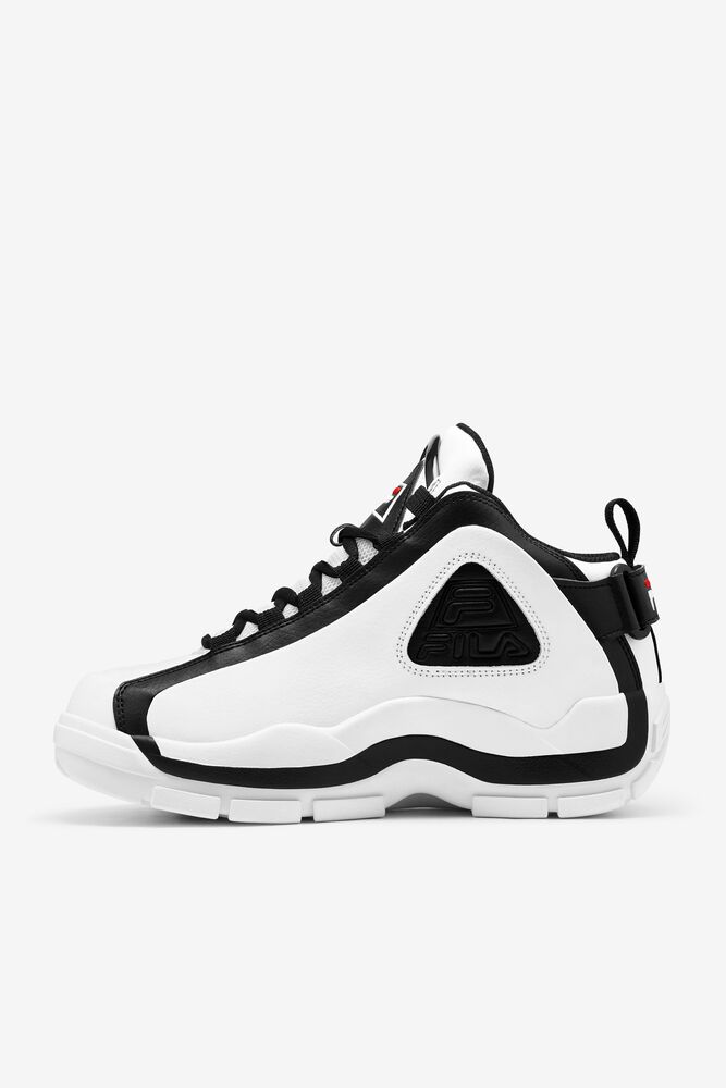 Tenis Fila Grant Hill 2 Sneakers Hombre Blancas Negras Rojas | 342791QZO